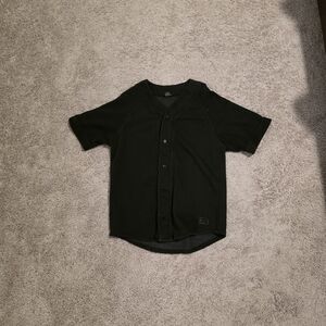 Urban Outfitters Black Casual Button-Down Shirt